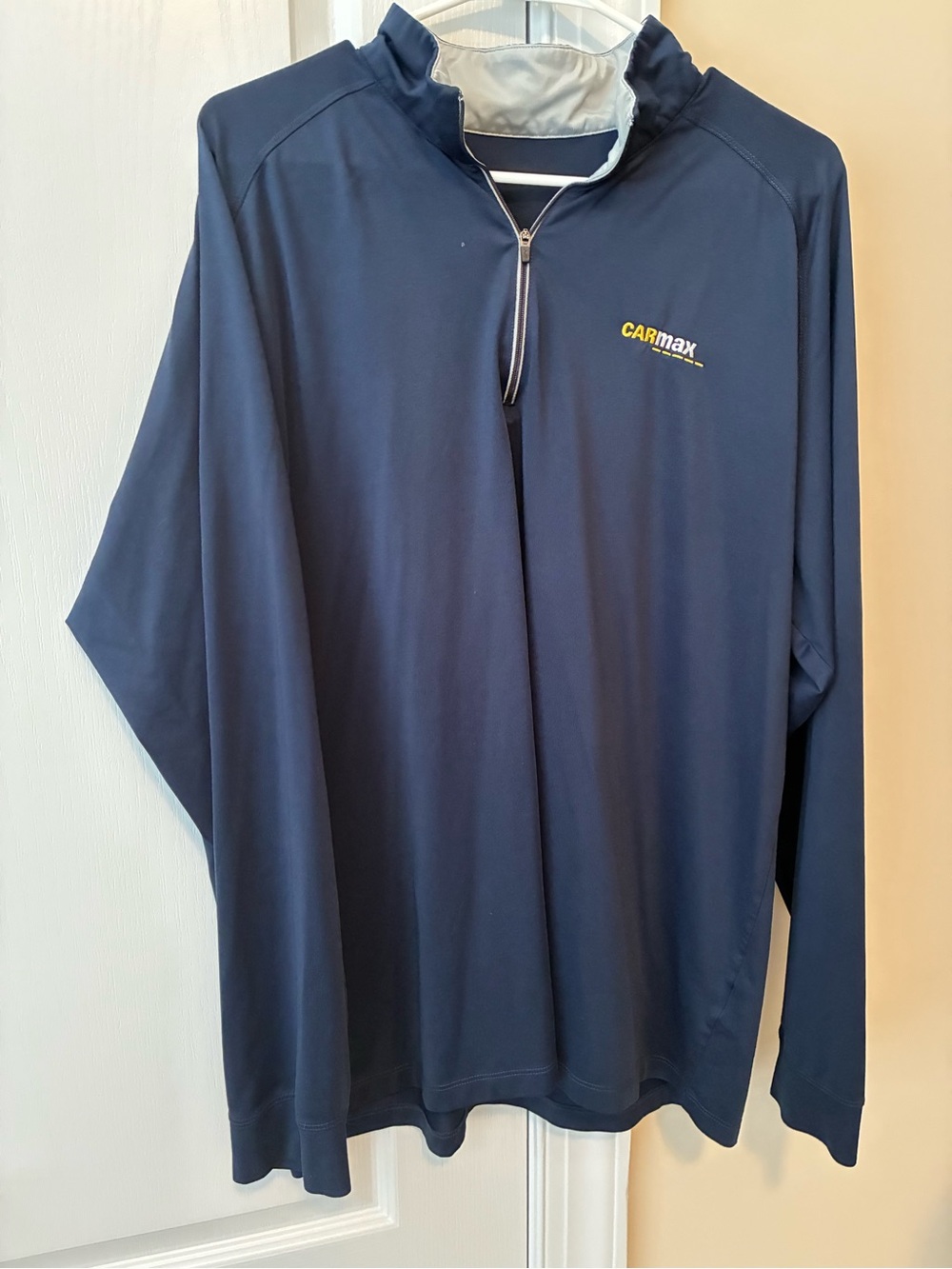 Greg Norman Collection Navy Long-Sleeve Quarter Zip Pullover